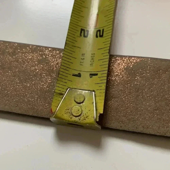 Chinese Laundry faux leather speckled  bronze belt - Picture 6 of 9